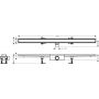 Hansgrohe RainDrain Compact 56185000 odpływ liniowy 120 cm stal zdj.2