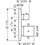 Axor Starck 10700820 bateria prysznicowa podtynkowa zdj.2