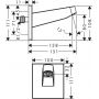 Hansgrohe Pulsify 24149670 ramię ścienne czarny zdj.2