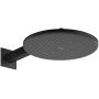 Hansgrohe Raindance Alive S 24540670 deszczownica z ramieniem 30x30 cm okrągła czarna zdj.1