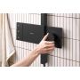 Hansgrohe Raindance Alive Q 24581670 zestaw prysznicowy ścienny termostatyczny z deszczownicą czarny zdj.5