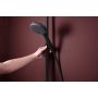 Hansgrohe Raindance Alive S Puro 24593670 zestaw prysznicowy ścienny termostatyczny z deszczownicą czarny zdj.3