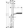 Hansgrohe Raindance Alive Select S 24601700 zestaw prysznicowy ścienny biały zdj.2