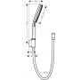 Hansgrohe Raindance Alive Select S 24611000 zestaw prysznicowy ścienny chrom zdj.2