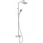 Hansgrohe Vernis Shape 26098000 zestaw wannowo-prysznicowy ścienny termostatyczny z deszczownicą chrom zdj.1