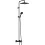 Hansgrohe Vernis Shape 26900670 zestaw prysznicowy ścienny termostatyczny z deszczownicą czarny zdj.1