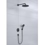 Hansgrohe Croma 27961670 zestaw prysznicowy podtynkowy czarny zdj.3
