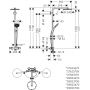 Hansgrohe Raindance 28823140 zestaw prysznicowy ścienny termostatyczny z deszczownicą zdj.2