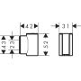 Hansgrohe Porter Fine 28885670 uchwyt prysznicowy zdj.2