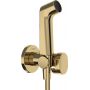 Hansgrohe Bidette 29232990 bateria bidetowa z zestawem prysznicowym podtynkowa złota zdj.1