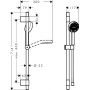 Hansgrohe Activera Select S 28048000 zestaw prysznicowy ścienny chrom zdj.2