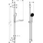Hansgrohe Activera Select S 28050000 zestaw prysznicowy ścienny chrom zdj.2