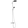 Hansgrohe Activera S 28871000 zestaw wannowo-prysznicowy ścienny termostatyczny z deszczownicą chrom zdj.1
