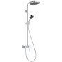 Hansgrohe Activera S 28875000 zestaw wannowo-prysznicowy ścienny z deszczownicą chrom zdj.1