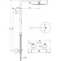 Ideal Standard Ceratherm A7589A5 zestaw wannowo-prysznicowy ścienny z deszczownicą zdj.2