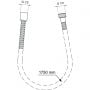 Ideal Standard Idealflex BF175AA wąż prysznicowy 175 cm chrom zdj.2