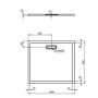 Ideal Standard Ultra Flat T448201 brodzik prostokątny 100x90 cm biały zdj.2