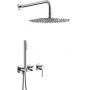 KFA Armatura Moza 503951100 zestaw wannowo-prysznicowy podtynkowy z deszczownicą chrom zdj.1