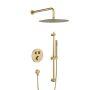 KFA Armatura Moza Brushed Light Gold 573933039 zestaw prysznicowy podtynkowy termostatyczny z deszczownicą złoty zdj.1
