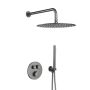 KFA Armatura Moza Gun Metal Grey 573953061 zestaw prysznicowy podtynkowy termostatyczny z deszczownicą grafitowy zdj.1