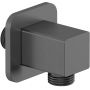 Kludi A-QA 65548N200 przyłącze kątowe czarny zdj.1