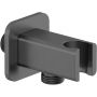 Kludi A-QA 65568N200 przyłącze kątowe z uchwytem czarny zdj.1