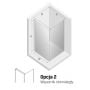 New Trendy New Soleo Light Gold K1841WP kabina prysznicowa kwadratowa 90x90 cm zdj.2