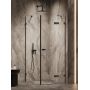 New Trendy Oxia Black AXJ0349WU kabina prysznicowa 90x80 cm prostokątna czarny mat/szkło przezroczyste zdj.3