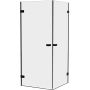 New Trendy Oxia Black AXJ0382 kabina prysznicowa 80x80 cm kwadratowa czarny mat/szkło przezroczyste zdj.1