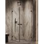 New Trendy Oxia Black AXJ0382 kabina prysznicowa 80x80 cm kwadratowa czarny mat/szkło przezroczyste zdj.3