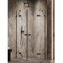New Trendy Oxia Black AXJ0394WU kabina prysznicowa 90x80 cm prostokątna czarny mat/szkło przezroczyste zdj.3