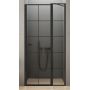 New Trendy New Soleo Black D0293A drzwi prysznicowe 90 cm uchylne zdj.1