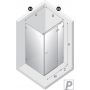 New Trendy Avexa Nickel Brushed EXK8530 kabina prysznicowa 120x120 cm kwadratowa szczotkowany/szkło przezroczyste zdj.2