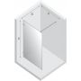 New Trendy Avexa Nickel Brushed EXK8643 ścianka prysznicowa walk-in 140 cm szczotkowany/szkło przezroczyste zdj.2