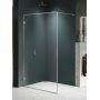 New Trendy Avexa Nickel Brushed EXK8654 ścianka prysznicowa walk-in 130 cm szczotkowany/szkło przezroczyste zdj.1