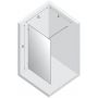 New Trendy Avexa Nickel Brushed EXK8654 ścianka prysznicowa walk-in 130 cm szczotkowany/szkło przezroczyste zdj.2