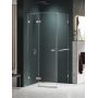 New Trendy Avexa Nickel Brushed EXK8685 kabina prysznicowa 120x120 cm kwadratowa szczotkowany/szkło przezroczyste zdj.1