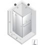 New Trendy Avexa Nickel Brushed EXK8685 kabina prysznicowa 120x120 cm kwadratowa szczotkowany/szkło przezroczyste zdj.2
