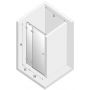 New Trendy Avexa White EXK2687 drzwi prysznicowe 80 cm uchylne zdj.2