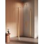 New Trendy New Soleo Gold Brushed K4335 ścianka prysznicowa walk-in 80 cm złoty szczotkowany/szkło przezroczyste zdj.1