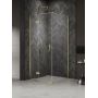 New Trendy Nesta Light Gold K4517 kabina prysznicowa 120x100 cm prostokątna złoty połysk/szkło przezroczyste zdj.1