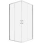 New Trendy Suvia K5114 kabina prysznicowa 90x90 cm kwadratowa chrom połysk/szkło przezroczyste zdj.1