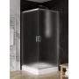 New Trendy Suvia K5121 kabina prysznicowa 80x80 cm kwadratowa chrom połysk/szkło matowe zdj.6