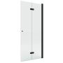 New Trendy New Soleo Black K5756 ścianka prysznicowa walk-in 100 cm czarny mat/szkło przezroczyste zdj.1