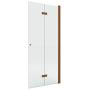 New Trendy New Soleo Copper Brushed K5784 ścianka prysznicowa walk-in 90 cm miedź szczotkowany/szkło przezroczyste zdj.1