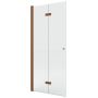 New Trendy New Soleo Copper Brushed K5787 ścianka prysznicowa walk-in 120 cm miedź szczotkowany/szkło przezroczyste zdj.1