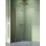 New Trendy New Soleo Copper Brushed K5787 ścianka prysznicowa walk-in 120 cm miedź szczotkowany/szkło przezroczyste zdj.3