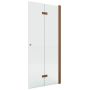 New Trendy New Soleo Copper Brushed K5788 ścianka prysznicowa walk-in 120 cm miedź szczotkowany/szkło przezroczyste zdj.1