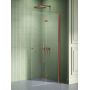 New Trendy New Soleo Copper Brushed K5788 ścianka prysznicowa walk-in 120 cm miedź szczotkowany/szkło przezroczyste zdj.3