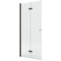 New Trendy New Soleo Gunmetal Brushed K5797 ścianka prysznicowa walk-in 120 cm gunmetal szczotkowany/szkło przezroczyste zdj.1